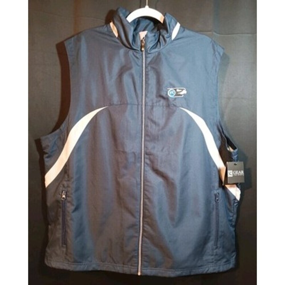 Gear for Sports Men XXL Navy Blue Vest Rockhurst University Golf Water Resistant